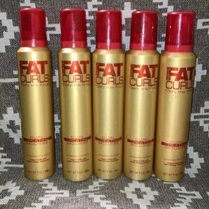 Lot Of 5 Samy Fat Curls Curl Creating Mousse  Shapes 7oz Each  Discontinued
